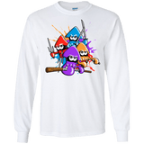 T-Shirts White / S Teenage Mutant Ninja Squids Men's Long Sleeve T-Shirt