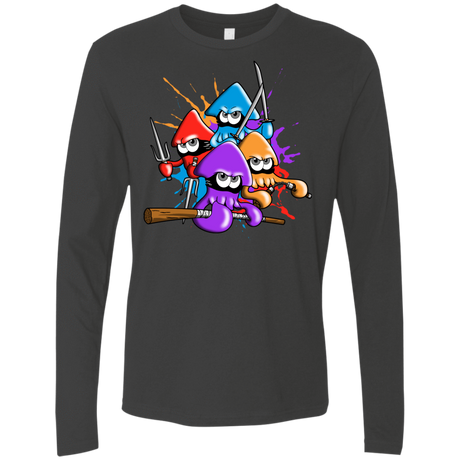 T-Shirts Heavy Metal / S Teenage Mutant Ninja Squids Men's Premium Long Sleeve