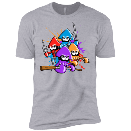T-Shirts Heather Grey / X-Small Teenage Mutant Ninja Squids Men's Premium T-Shirt