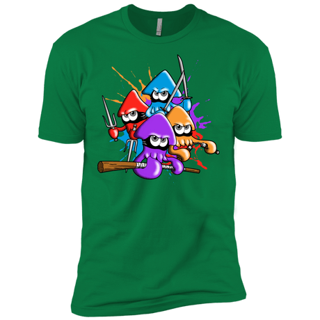 T-Shirts Kelly Green / X-Small Teenage Mutant Ninja Squids Men's Premium T-Shirt