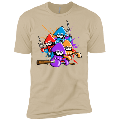 T-Shirts Sand / X-Small Teenage Mutant Ninja Squids Men's Premium T-Shirt