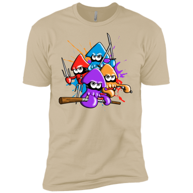 T-Shirts Sand / X-Small Teenage Mutant Ninja Squids Men's Premium T-Shirt