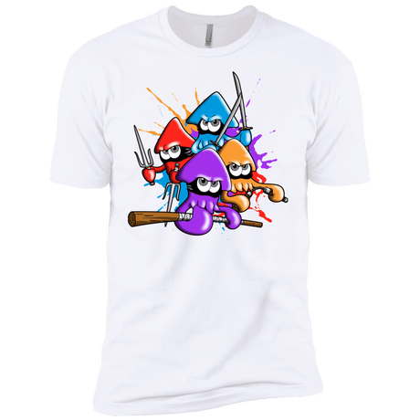 T-Shirts White / X-Small Teenage Mutant Ninja Squids Men's Premium T-Shirt
