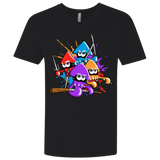 T-Shirts Black / X-Small Teenage Mutant Ninja Squids Men's Premium V-Neck
