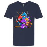T-Shirts Midnight Navy / X-Small Teenage Mutant Ninja Squids Men's Premium V-Neck