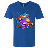T-Shirts Royal / X-Small Teenage Mutant Ninja Squids Men's Premium V-Neck