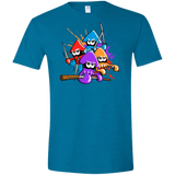 T-Shirts Antique Sapphire / S Teenage Mutant Ninja Squids Men's Semi-Fitted Softstyle