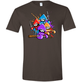 T-Shirts Dark Chocolate / S Teenage Mutant Ninja Squids Men's Semi-Fitted Softstyle