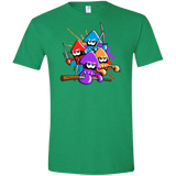T-Shirts Heather Irish Green / S Teenage Mutant Ninja Squids Men's Semi-Fitted Softstyle