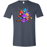 T-Shirts Heather Navy / S Teenage Mutant Ninja Squids Men's Semi-Fitted Softstyle
