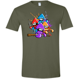 T-Shirts Military Green / S Teenage Mutant Ninja Squids Men's Semi-Fitted Softstyle