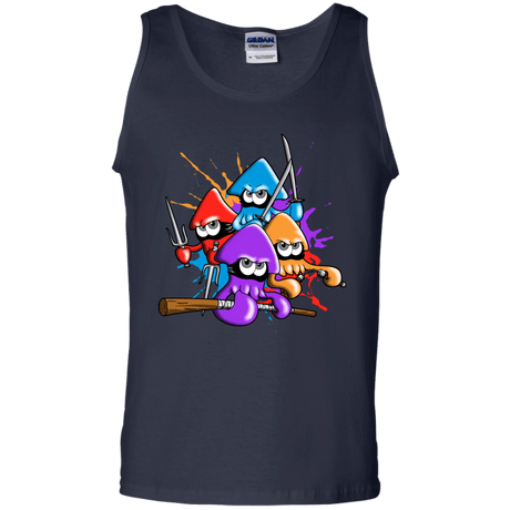 T-Shirts Navy / S Teenage Mutant Ninja Squids Men's Tank Top