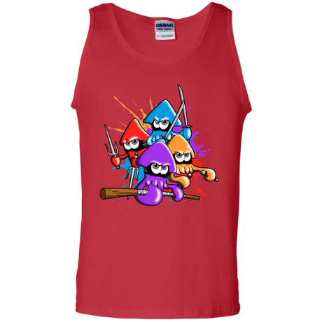 T-Shirts Red / S Teenage Mutant Ninja Squids Men's Tank Top