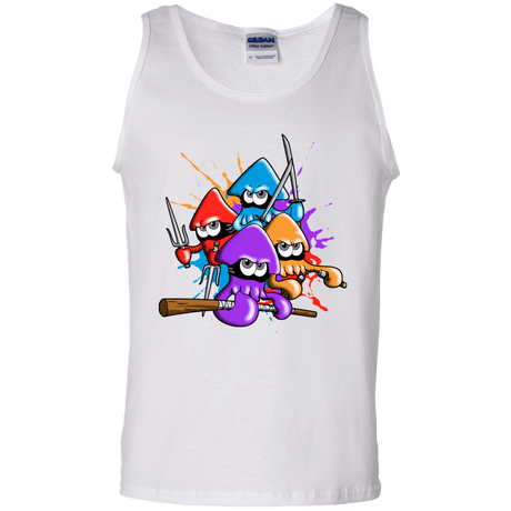 T-Shirts White / S Teenage Mutant Ninja Squids Men's Tank Top
