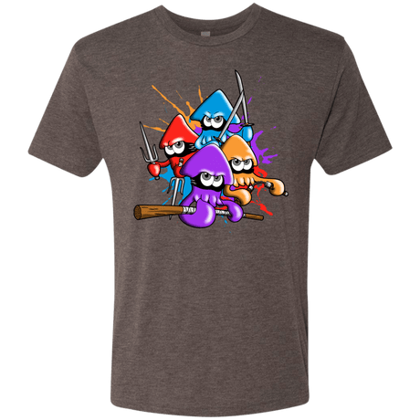 T-Shirts Macchiato / S Teenage Mutant Ninja Squids Men's Triblend T-Shirt