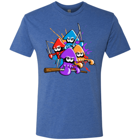 T-Shirts Vintage Royal / S Teenage Mutant Ninja Squids Men's Triblend T-Shirt