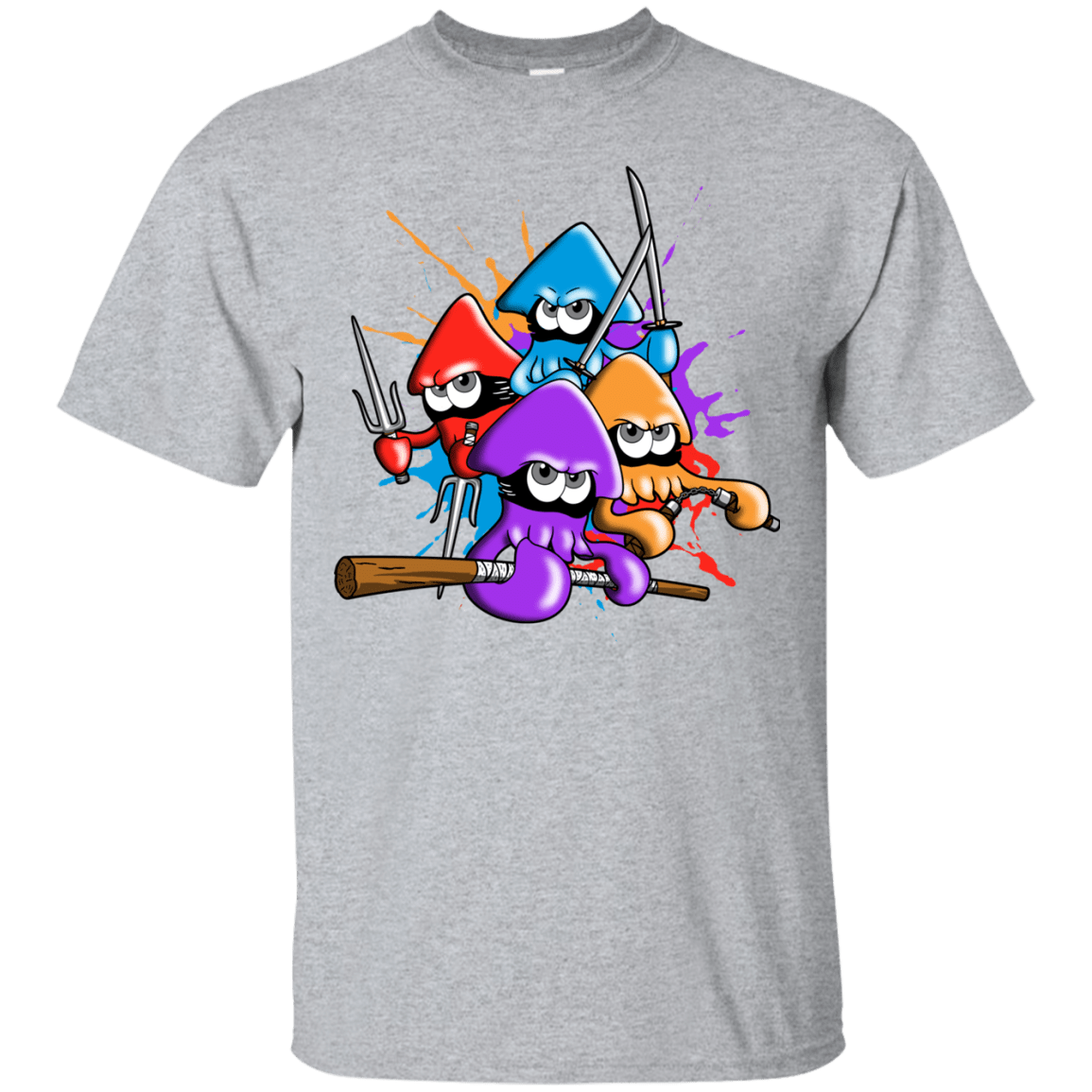 T-Shirts Sport Grey / S Teenage Mutant Ninja Squids T-Shirt