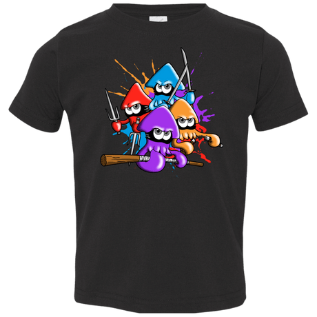 T-Shirts Black / 2T Teenage Mutant Ninja Squids Toddler Premium T-Shirt