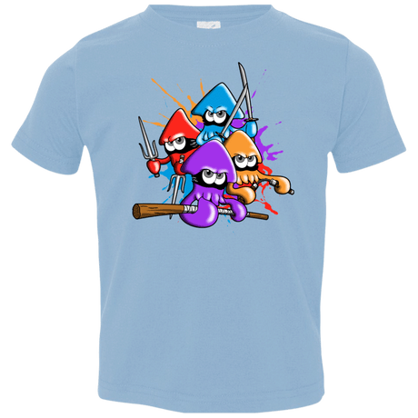 T-Shirts Light Blue / 2T Teenage Mutant Ninja Squids Toddler Premium T-Shirt