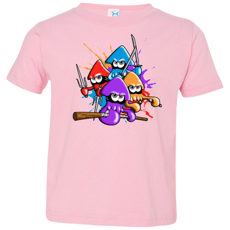 T-Shirts Pink / 2T Teenage Mutant Ninja Squids Toddler Premium T-Shirt