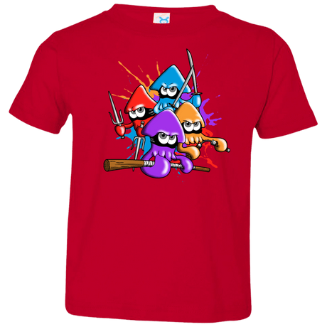 T-Shirts Red / 2T Teenage Mutant Ninja Squids Toddler Premium T-Shirt