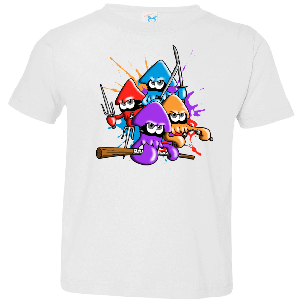 T-Shirts White / 2T Teenage Mutant Ninja Squids Toddler Premium T-Shirt