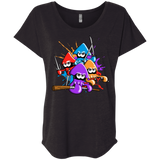 T-Shirts Vintage Black / X-Small Teenage Mutant Ninja Squids Triblend Dolman Sleeve