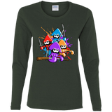 T-Shirts Forest / S Teenage Mutant Ninja Squids Women's Long Sleeve T-Shirt