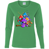 T-Shirts Irish Green / S Teenage Mutant Ninja Squids Women's Long Sleeve T-Shirt
