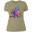T-Shirts Light Olive / X-Small Teenage Mutant Ninja Squids Women's Premium T-Shirt