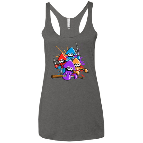 T-Shirts Premium Heather / X-Small Teenage Mutant Ninja Squids Women's Triblend Racerback Tank