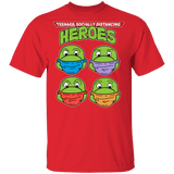 T-Shirts Red / S Teenage Socially Distancing Heroes T-Shirt