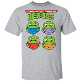 T-Shirts Sport Grey / S Teenage Socially Distancing Heroes T-Shirt