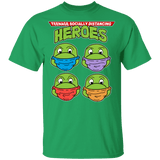 T-Shirts Irish Green / YXS Teenage Socially Distancing Heroes Youth T-Shirt