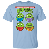 T-Shirts Light Blue / YXS Teenage Socially Distancing Heroes Youth T-Shirt