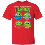 T-Shirts Red / YXS Teenage Socially Distancing Heroes Youth T-Shirt