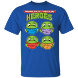 T-Shirts Royal / YXS Teenage Socially Distancing Heroes Youth T-Shirt