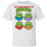 T-Shirts White / YXS Teenage Socially Distancing Heroes Youth T-Shirt