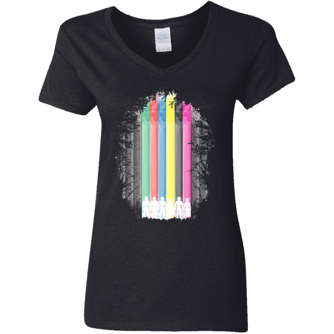 Teleport Women's V-Neck T-Shirt