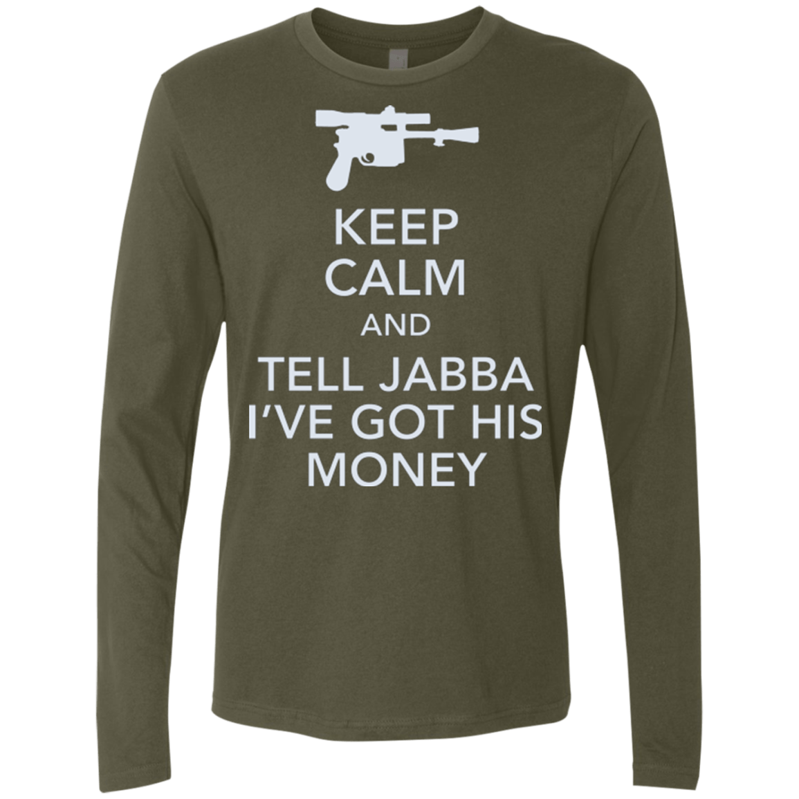 T-Shirts Military Green / Small Tell Jabba (2) Men's Premium Long Sleeve