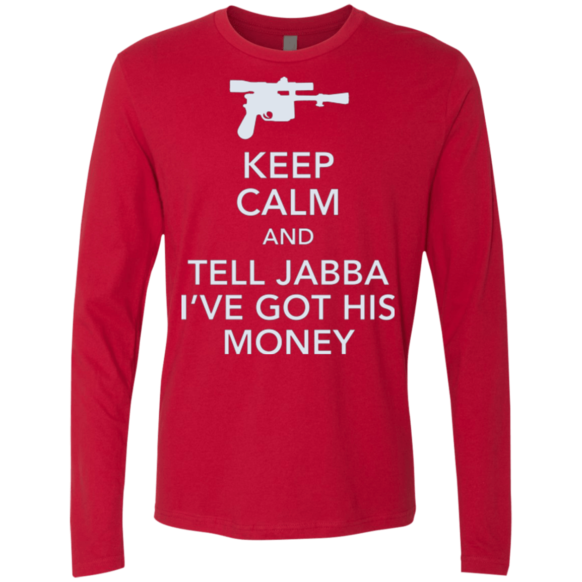 T-Shirts Red / Small Tell Jabba (2) Men's Premium Long Sleeve