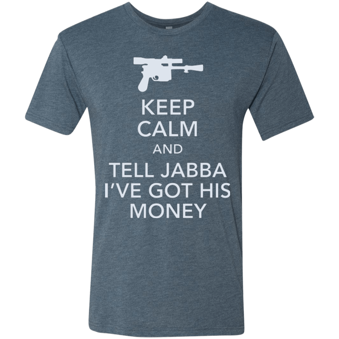 T-Shirts Indigo / Small Tell Jabba (2) Men's Triblend T-Shirt