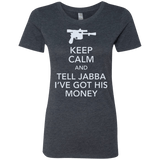 T-Shirts Vintage Navy / Small Tell Jabba (2) Women's Triblend T-Shirt