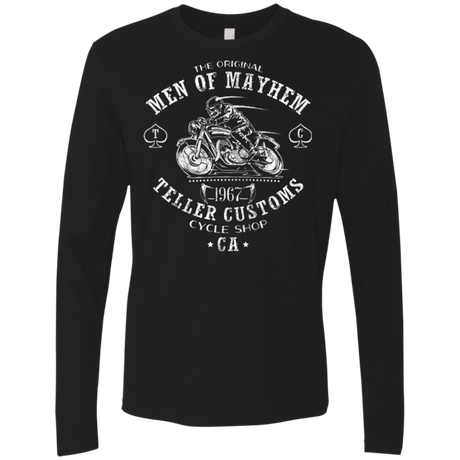 T-Shirts Black / Small Teller Custom Men's Premium Long Sleeve