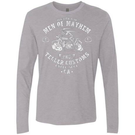 T-Shirts Heather Grey / Small Teller Custom Men's Premium Long Sleeve