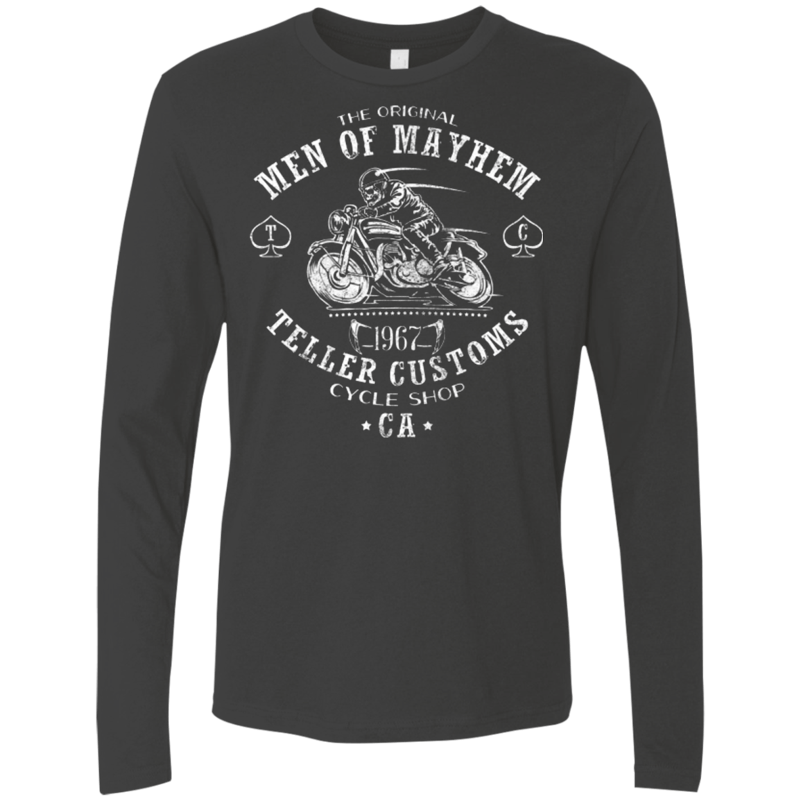T-Shirts Heavy Metal / Small Teller Custom Men's Premium Long Sleeve