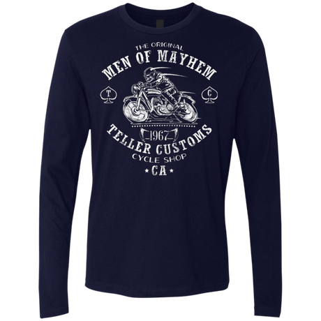 T-Shirts Midnight Navy / Small Teller Custom Men's Premium Long Sleeve