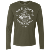 T-Shirts Military Green / Small Teller Custom Men's Premium Long Sleeve