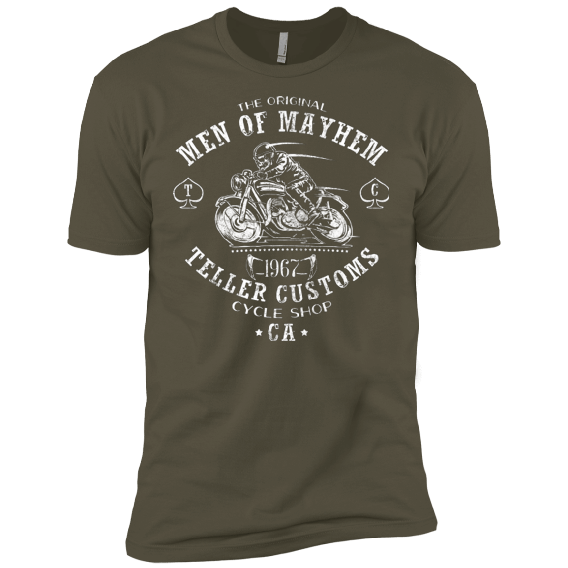 T-Shirts Military Green / X-Small Teller Custom Men's Premium T-Shirt