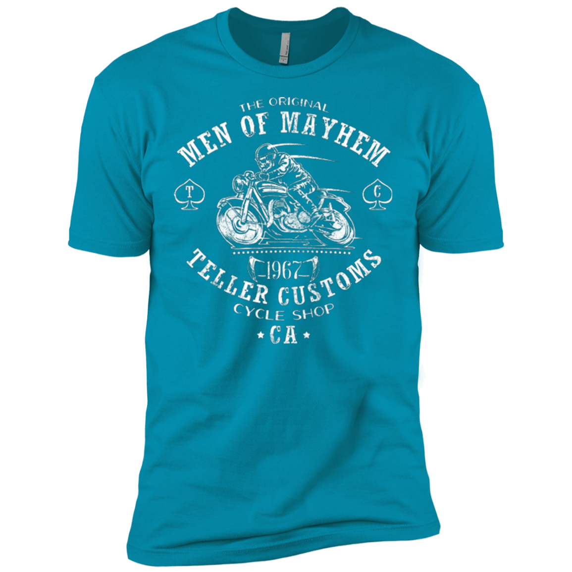 T-Shirts Turquoise / X-Small Teller Custom Men's Premium T-Shirt